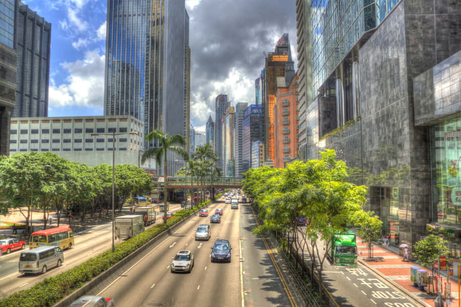 Urban Infrastructure In Action Wallpaper