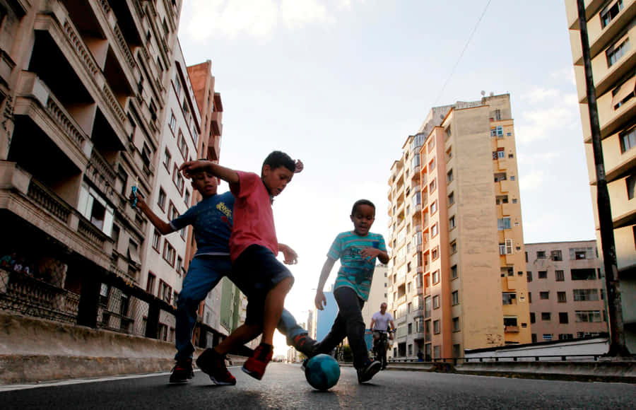 Urban Street Soccer Game.jpg Wallpaper