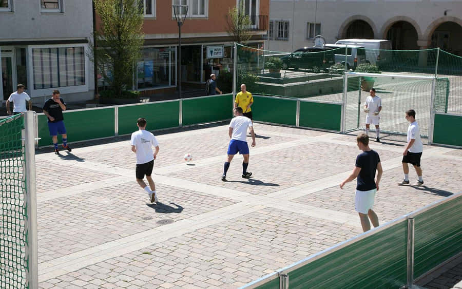 Urban Street Soccer Game.jpg Wallpaper