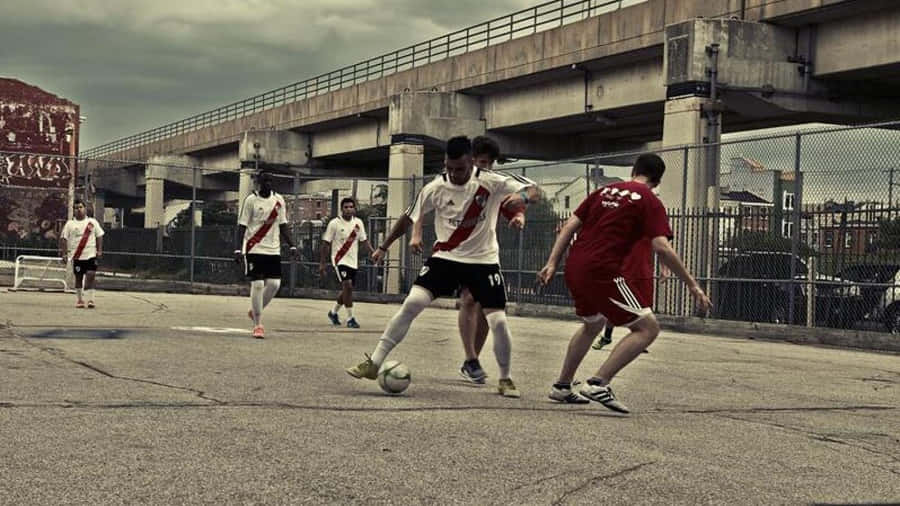 Urban Street Soccer Game.jpg Wallpaper