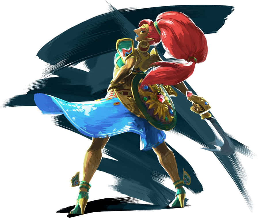 Urbosa, The Gerudo Champion In The Legend Of Zelda Wallpaper