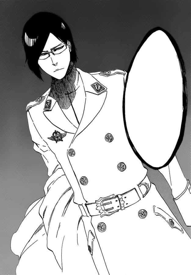 Uryu Ishida Anime Character Sketch Wallpaper