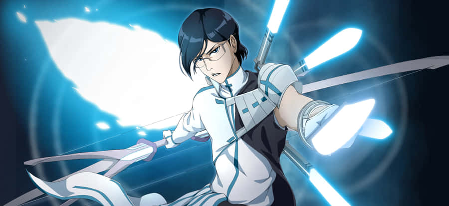Uryu Ishida Archer Action Wallpaper