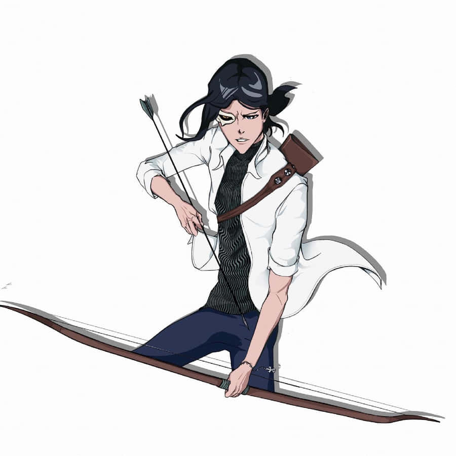 Uryu Ishida Archer Pose Wallpaper