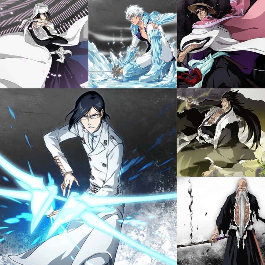 Uryu Ishida Bleach Collage Wallpaper