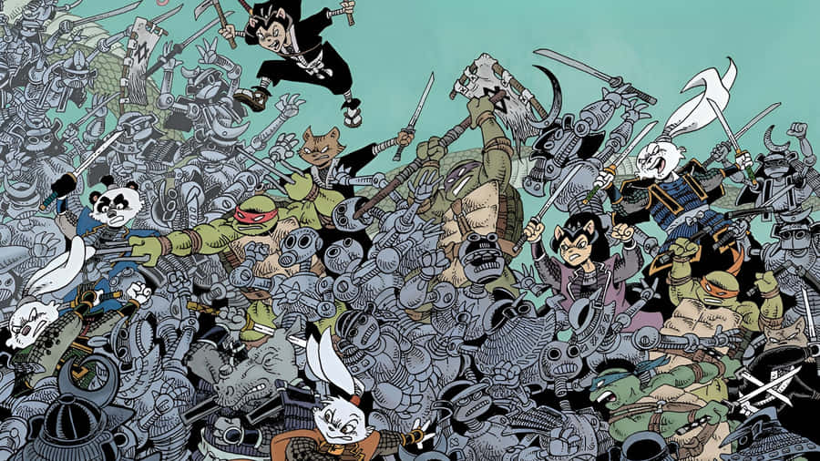 Usagi Yojimbo Epic Battle Wallpaper