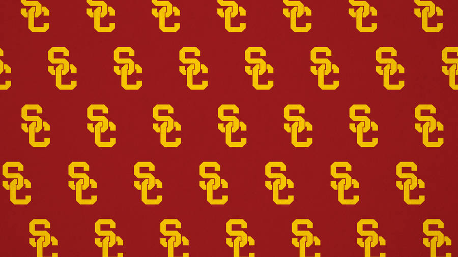 Usc Football Anchor Logo Tiled Wallpaper
