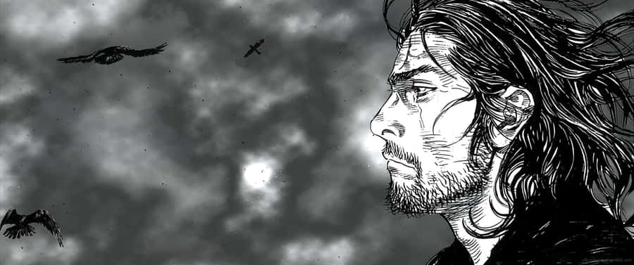 Vagabond Manga Contemplative Warrior Wallpaper