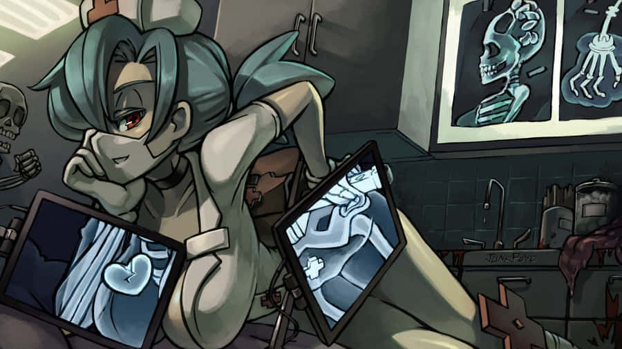 Valentine From Skullgirls Wallpaper