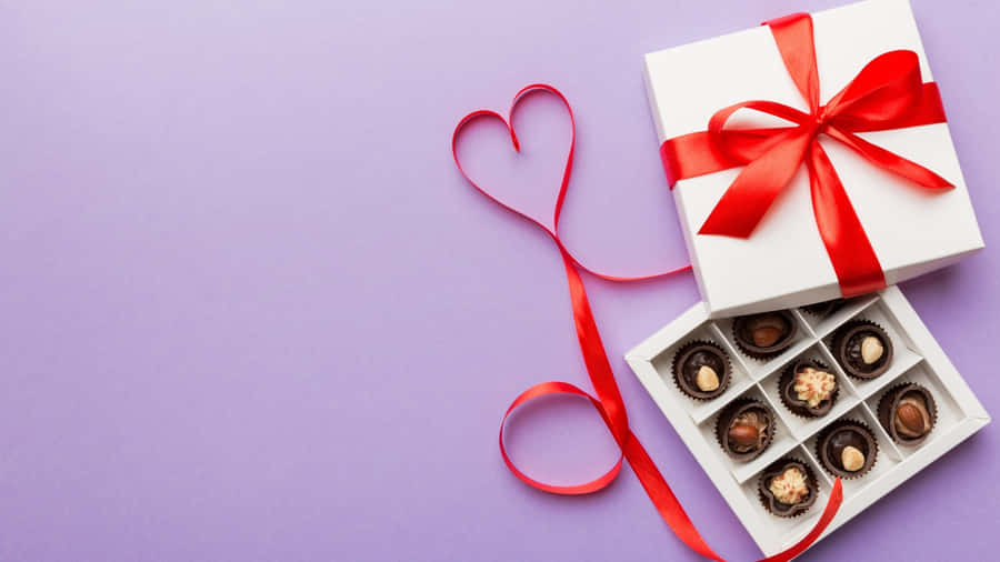 Valentines Day Chocolate Box Wallpaper