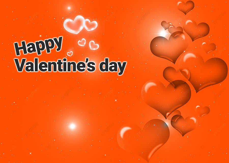 Valentines Day Hearts Background Wallpaper