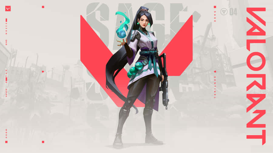 Valorant Sage Character Artwork Wallpaper