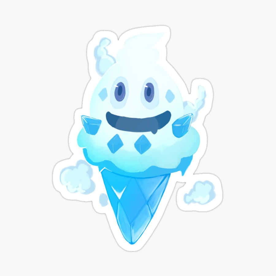 Vanillish Sticker White Backdrop Wallpaper