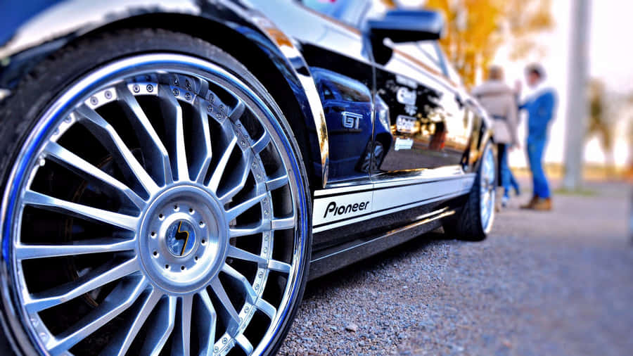 Vapid Car Rear Tire Wallpaper