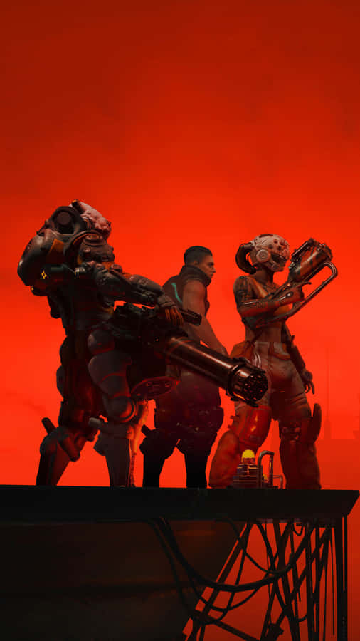 Vapid Cyberpunk Characters Wallpaper