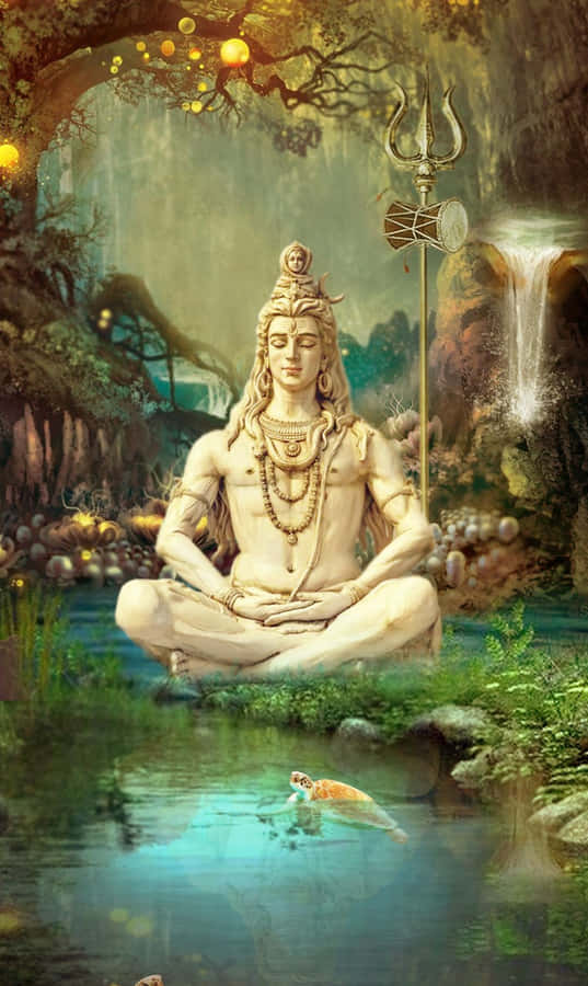 Vapid Sitting Position Of A Statue Wallpaper