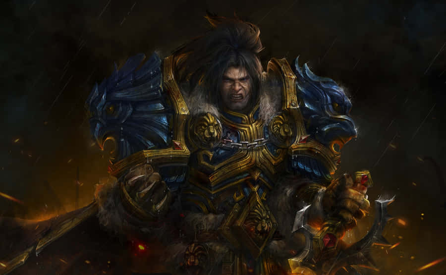 Varian Wrynn Warrior King Wallpaper