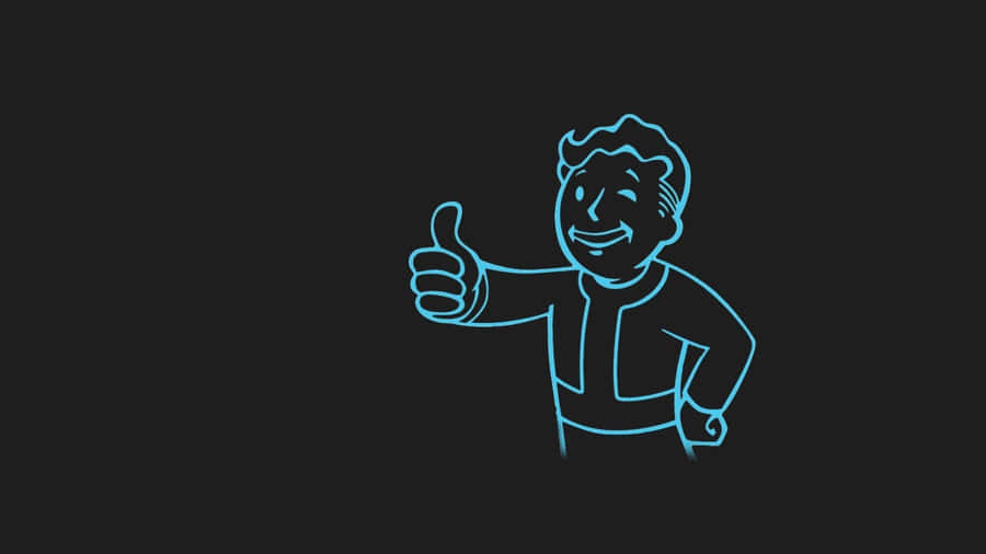 Vault-tec Pip-boy In Action Wallpaper
