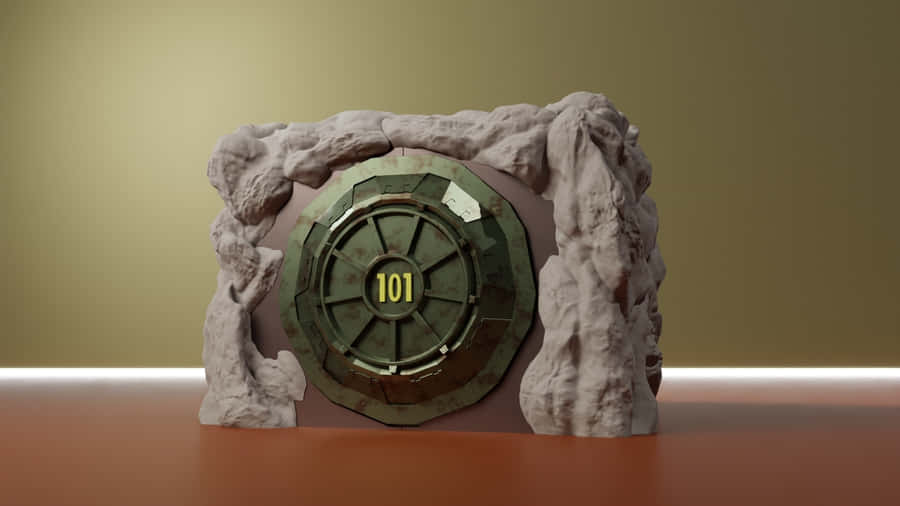 Vault101 Entrance3 D Rendering Wallpaper
