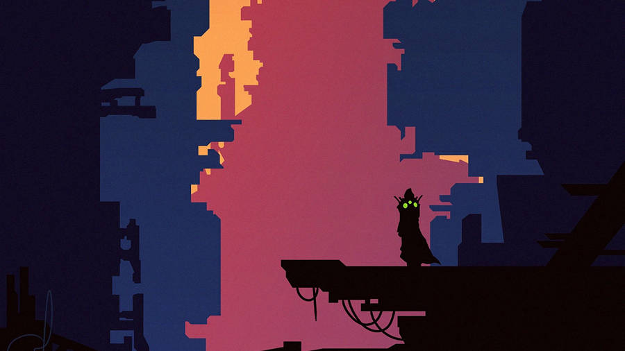 Vector Art Mysterious Warrior Wallpaper