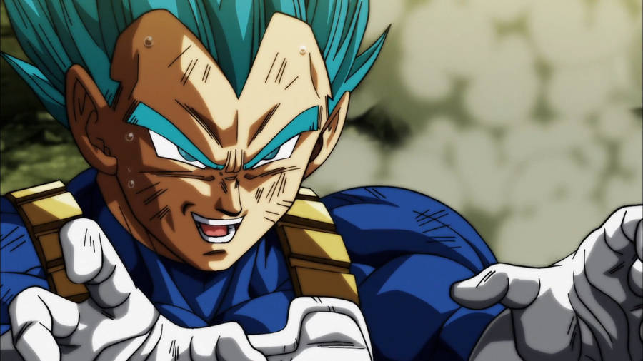 Vegeta Blue Evolved Goku Super Saiyan Wallpaper
