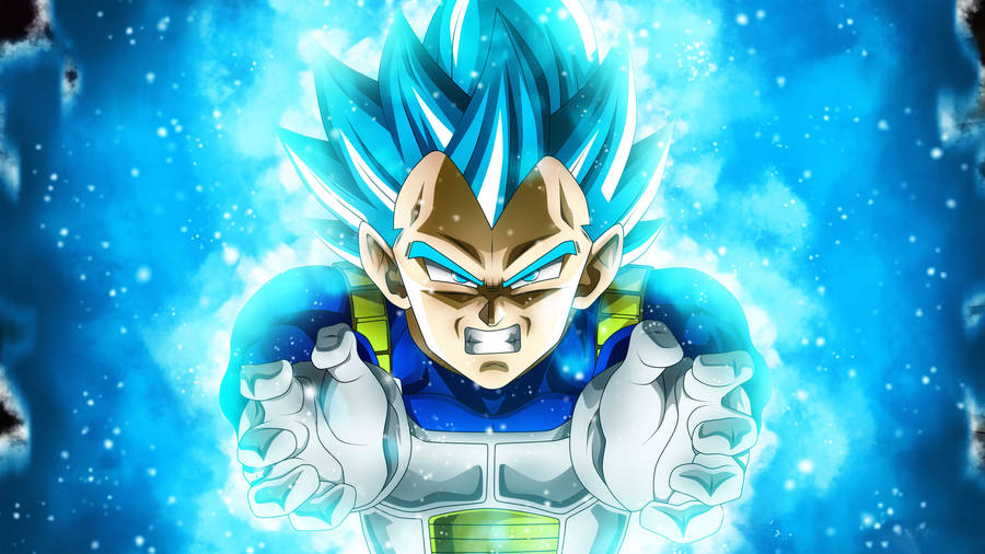 Vegeta Prepares For The Tournament Of Power In Dragon Ball Super Wallpaper