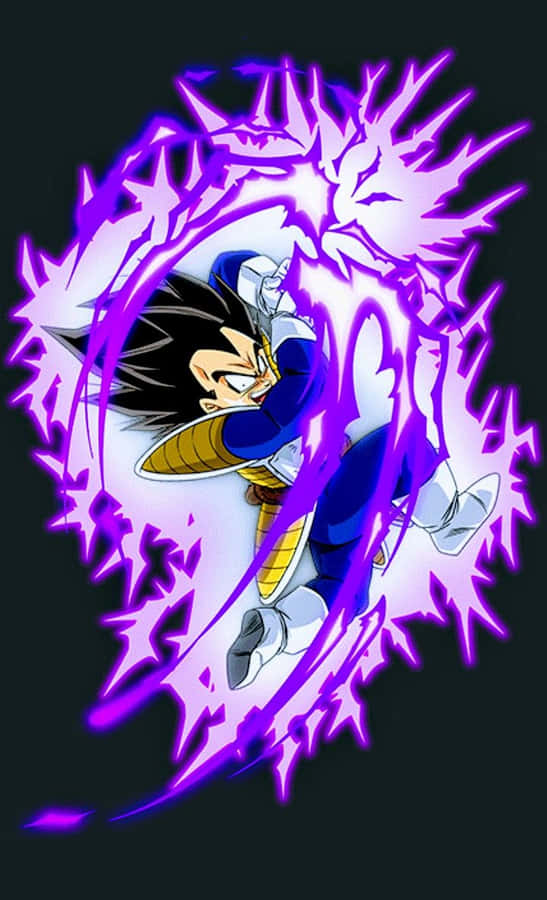 Vegeta Unleashes Galick Gun For Ultimate Attack Wallpaper