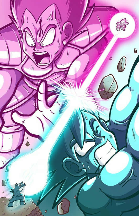 Vegeta Unleashes Galick Gun! Wallpaper