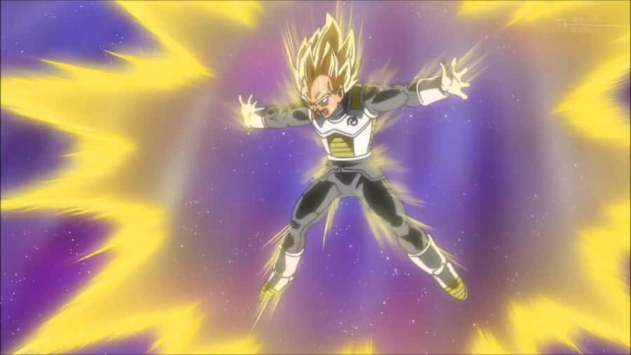 Vegeta Unleashes His Final Flash! Wallpaper