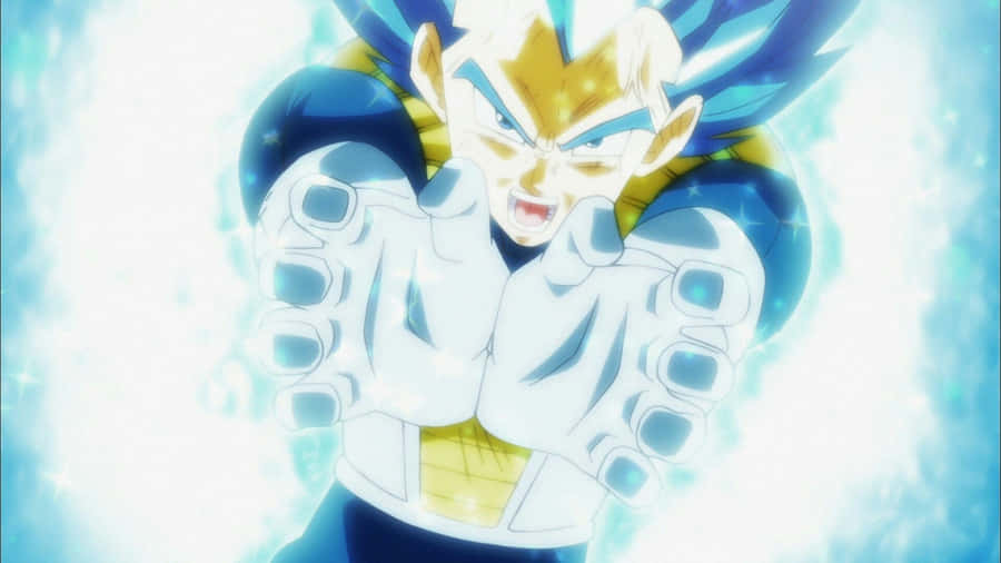 Vegeta Unleashes His Most Powerful Attack - The Final Flash Wallpaper