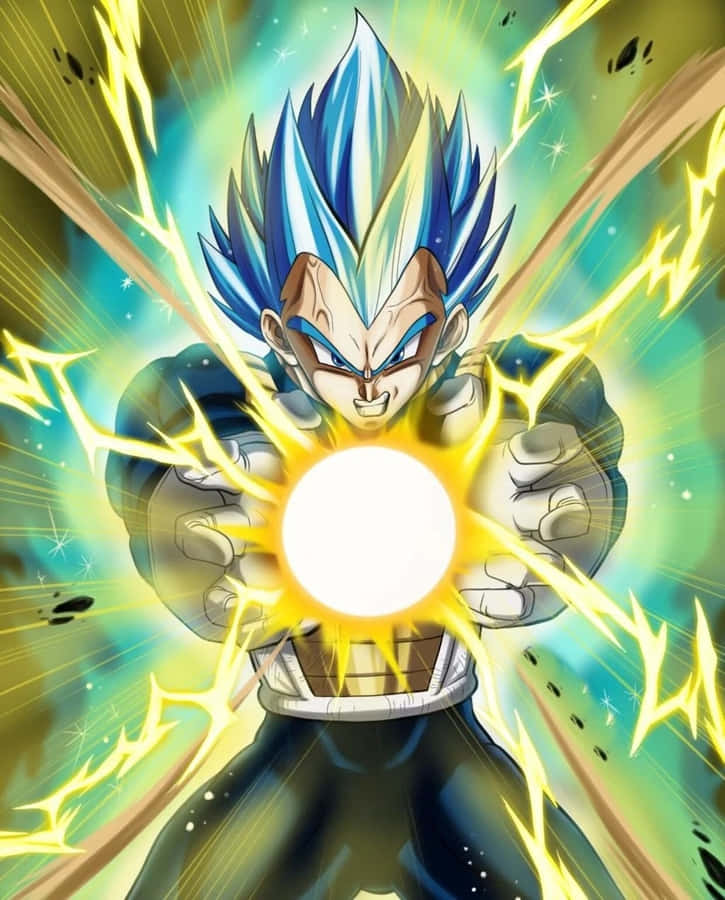 Vegeta Unleashes His Ultimate Final Flash Wallpaper