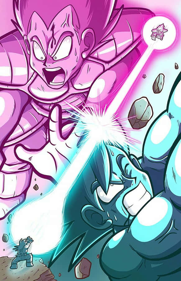 Vegeta Unleashing Galick Gun Attack Wallpaper
