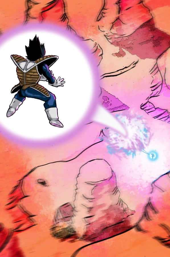 Vegeta Unleashing His Galick Gun Wallpaper