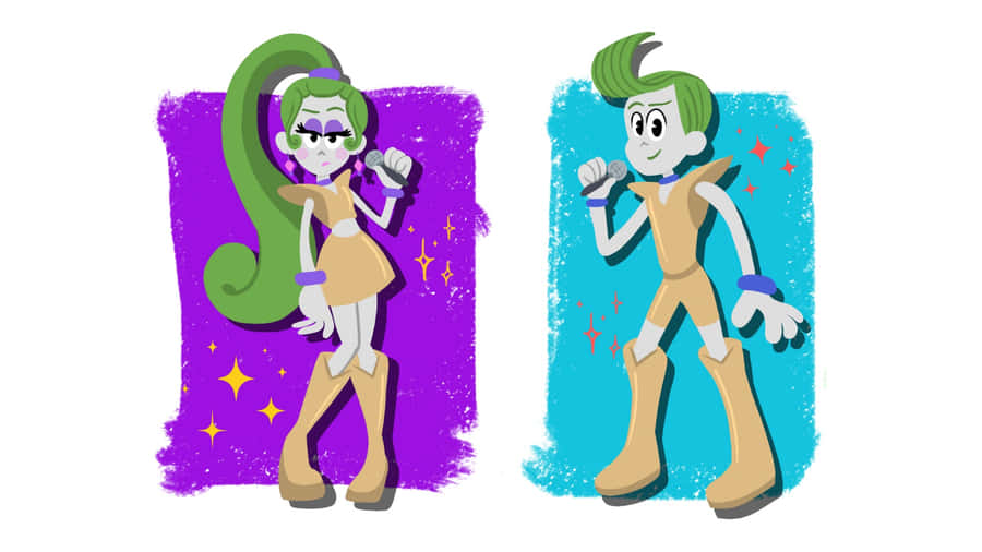 Velvet And Veneer Characters Wallpaper