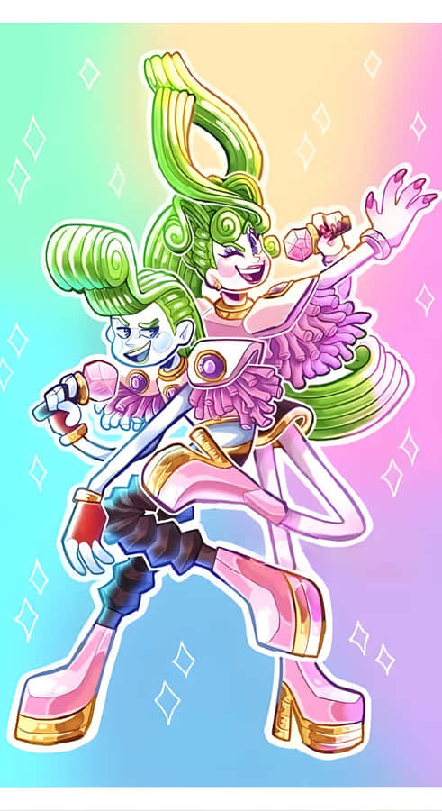 Velvet And Veneer Duo Wallpaper