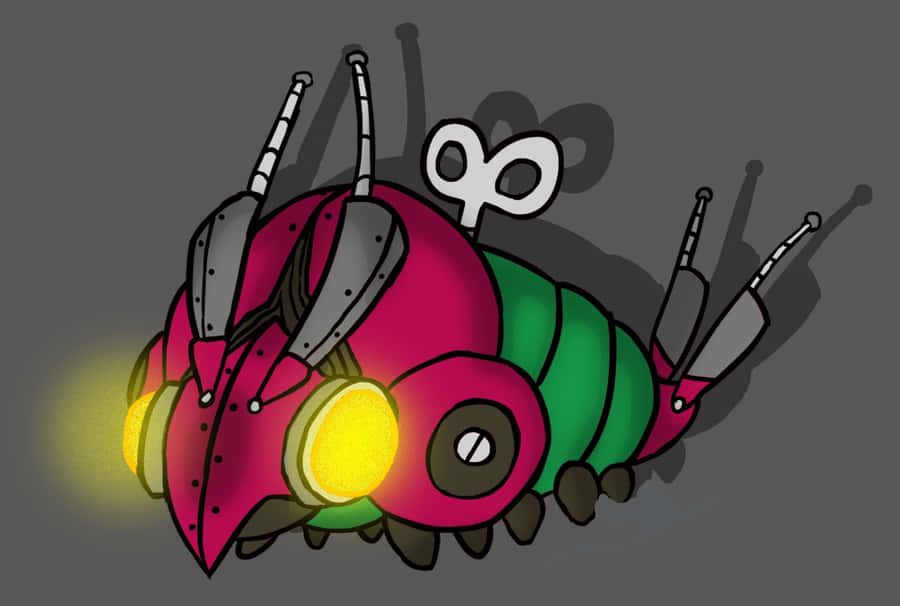 Venipede Glowing Eyes Wallpaper