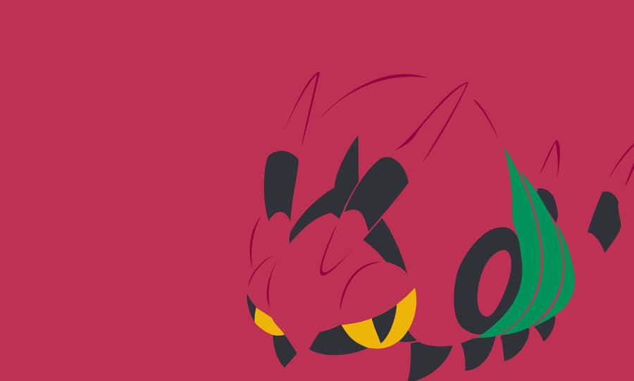 Venipede Simple Art Hd Wallpaper