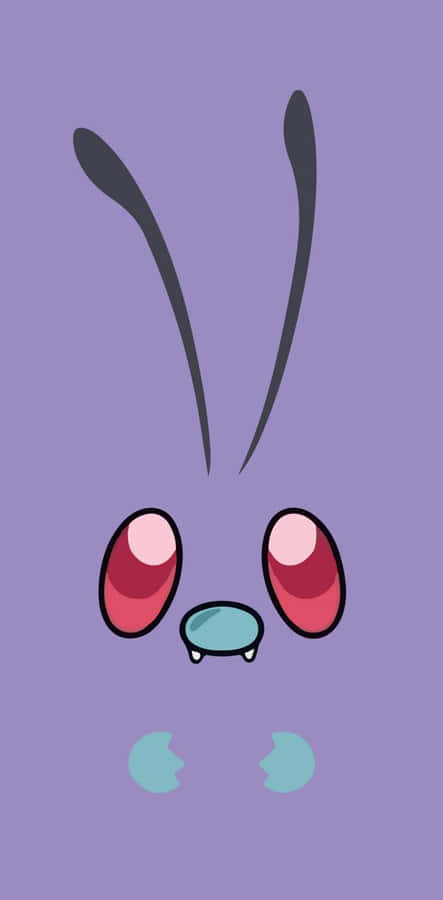 Venonat Blending In Purple Background Wallpaper