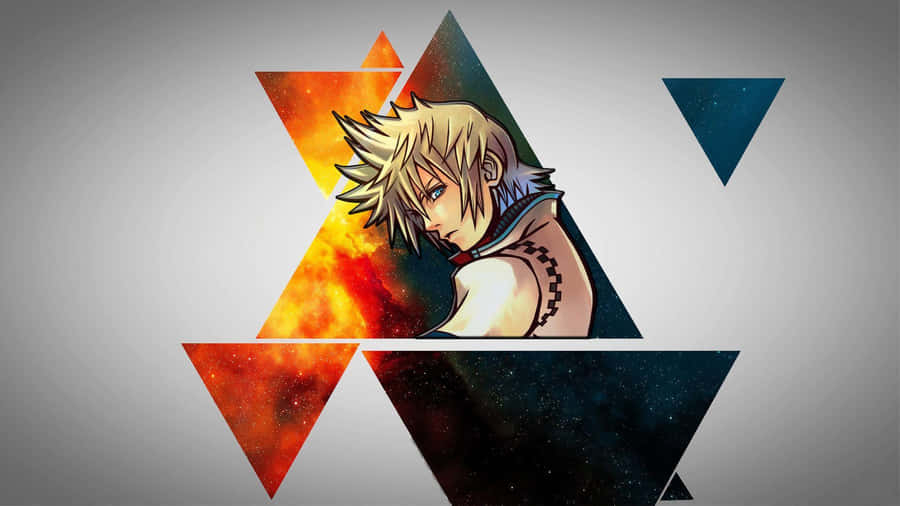 Ventus In Kingdom Hearts Swinging Keyblade Wallpaper