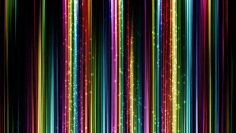 Vertical Rainbow On Dark Wallpaper