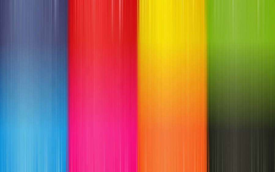 Vertical Rainbow Stripes With Brush Textures Wallpaper