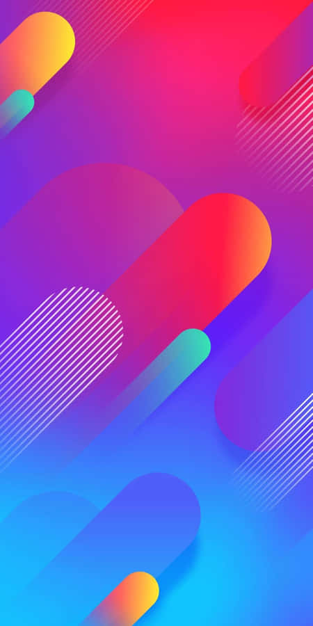 Vibrant Abstract Geometry Wallpaper