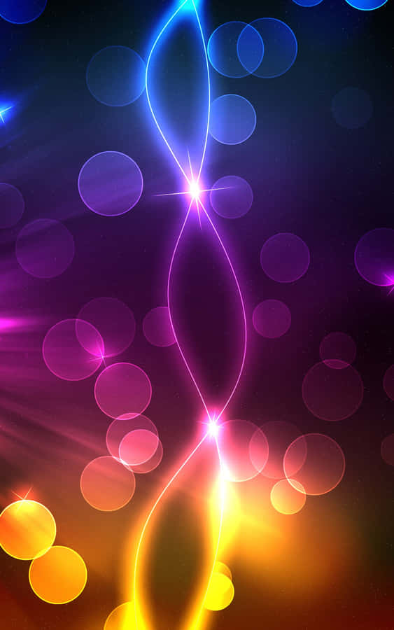 Vibrant_ Abstract_ Lights_ Background Wallpaper