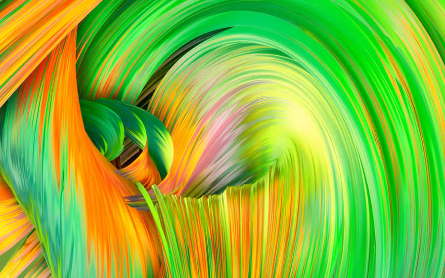 Vibrant Abstract Swirls Wallpaper
