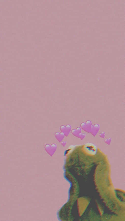 Vibrant Aesthetic Frog Wallpaper