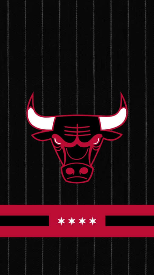 Vibrant Chicago Bulls Phone Wallpaper Wallpaper