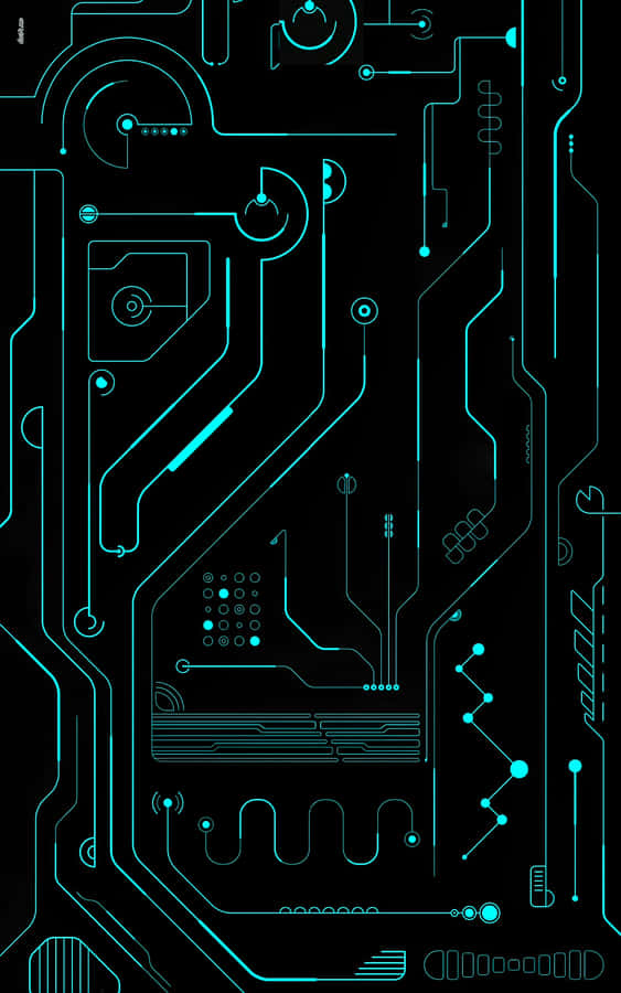 Vibrant Cyber Super Amoled Wallpaper