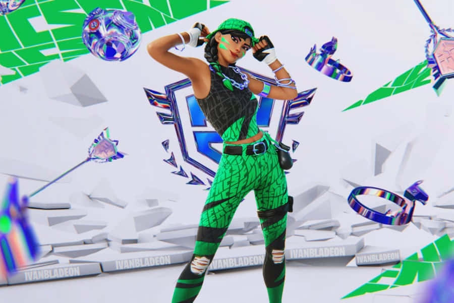 Vibrant Esports Competitor Attitude Wallpaper