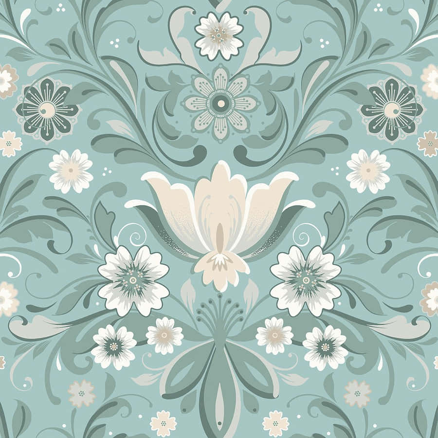 Vibrant Flower Power - Retro Floral Design Wallpaper