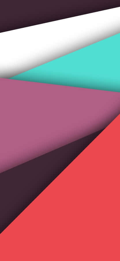Vibrant Geometric Color Blocks Wallpaper